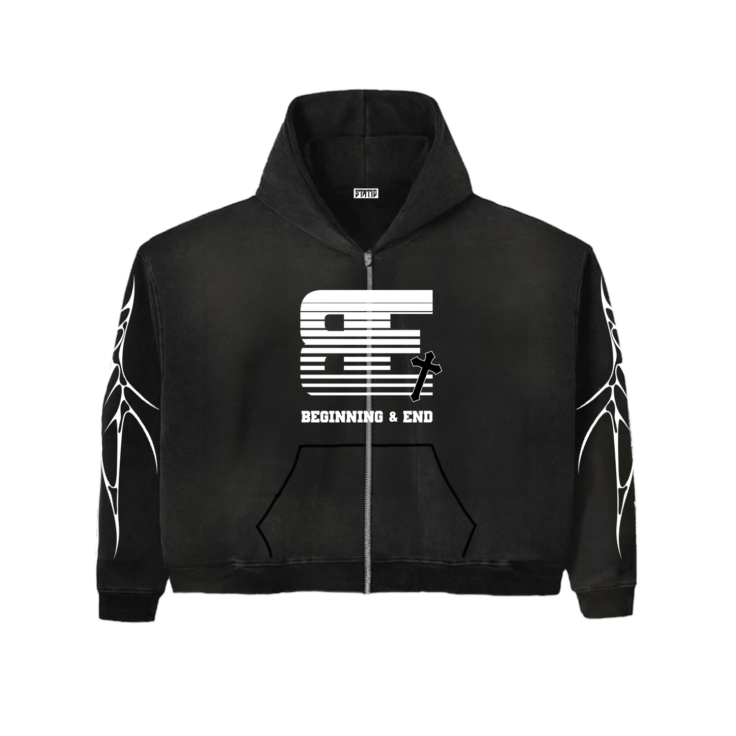 B&E Acid Washed Zip Up
